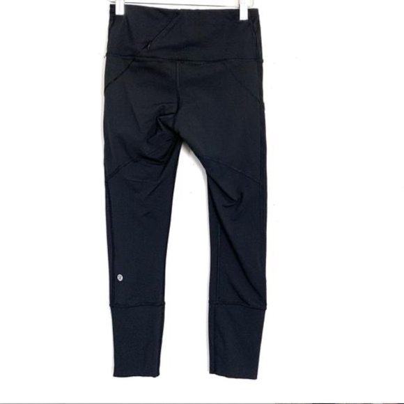 lululemon athletica Pants - Lululemon Leggings - Side Pockets & Zipper (RARE)